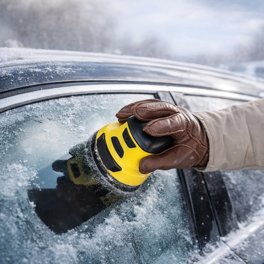 Elektrische Sneeuw- en IJsverwijderaar voor Autoruiten