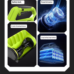 Portable Electric Snowplow Push-type Snow Sweeper Foldable